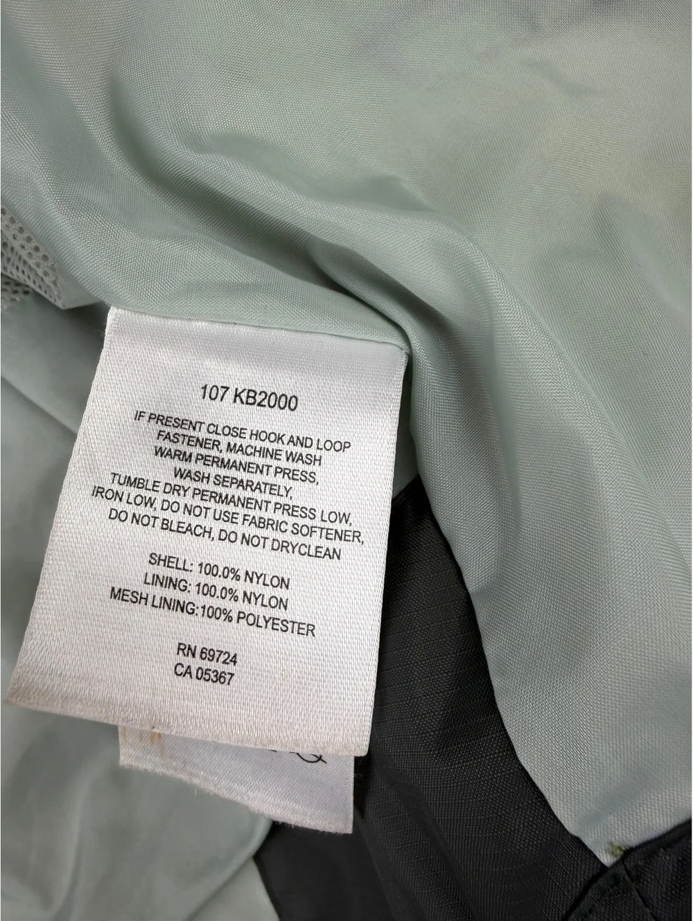 Columbia Titanium Omni-Tech Youth 10/12 Waterproof Hooded Rain Jacket Green Gray